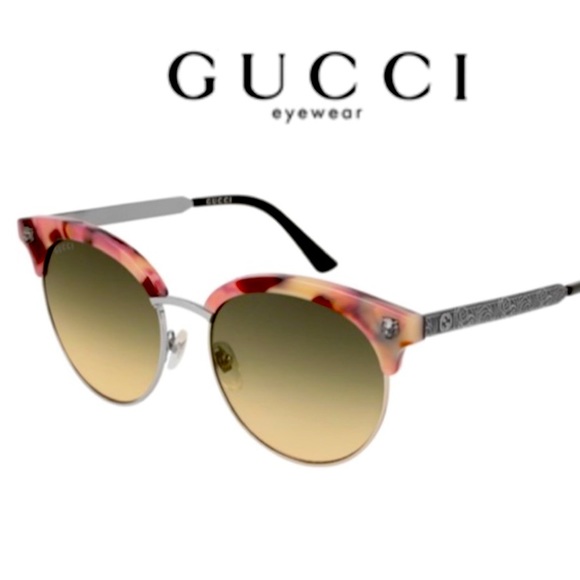 Gucci Pink Tortoise Sunglasses NWOT - Picture 1 of 6